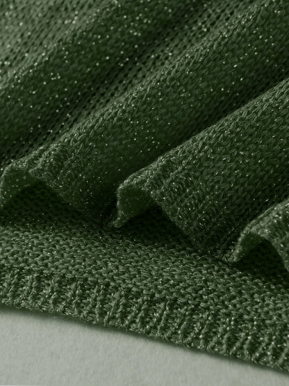 Vestido mini de praia para mulher, modelo 2026, sexy, com decote profundo em V, tecido tipo seda brilhante, malha (knit), costas descobertas