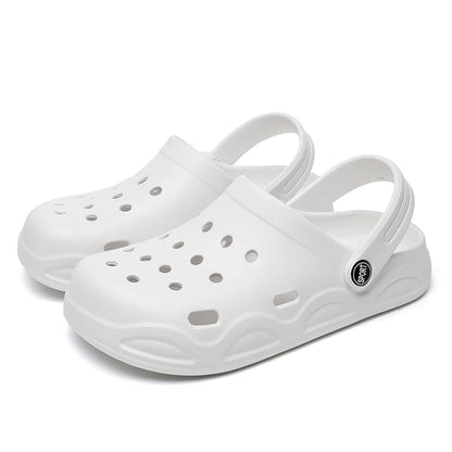 Chinelos tipo Crocs de Verão para senhora, confortáveis e leves, com sola antiderrapante em EVA