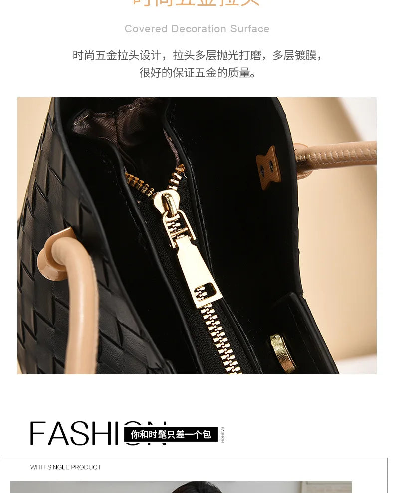 Bolso de mano y ombro de gran capacidad con diseño estampado