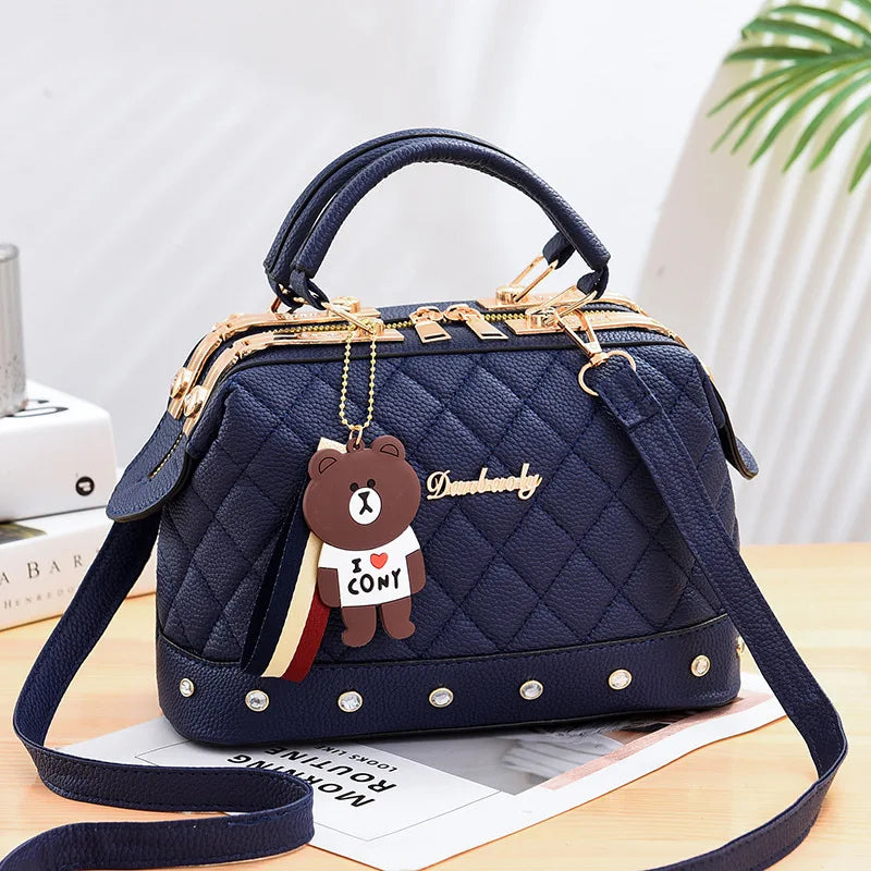 Nuevo bolso de hombro para mujer, gran capacidad, bolso de mano, bolso cruzado, estampado