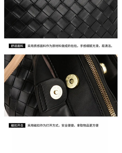 Bolso de mano y ombro de gran capacidad con diseño estampado