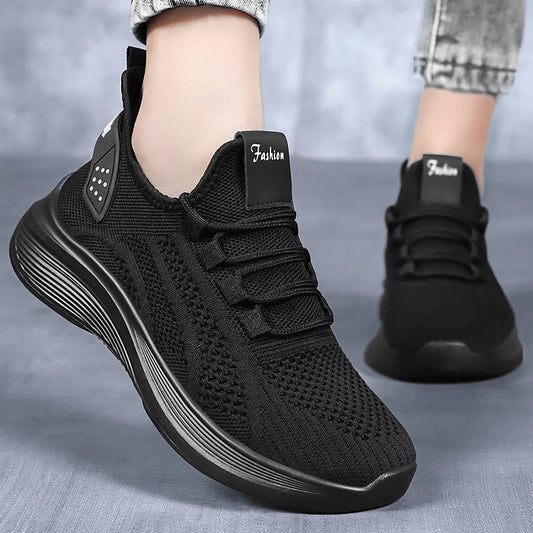 Sapatilhas casuais para Senhora – Respiráveis em Malha Slip-On