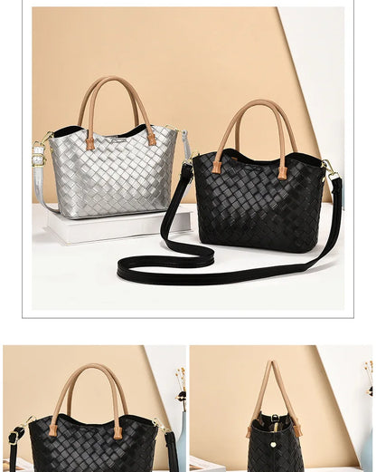 Bolso de mano y ombro de gran capacidad con diseño estampado