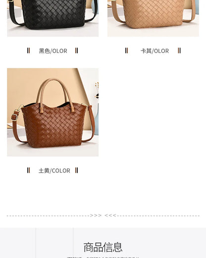 Bolso de mano y ombro de gran capacidad con diseño estampado