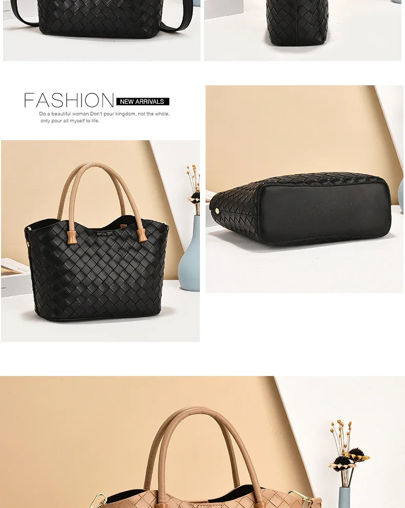 Bolso de mano y ombro de gran capacidad con diseño estampado