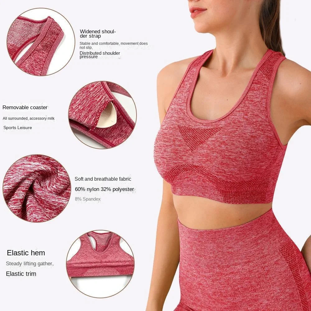 Women's 2-piece seamless sports set