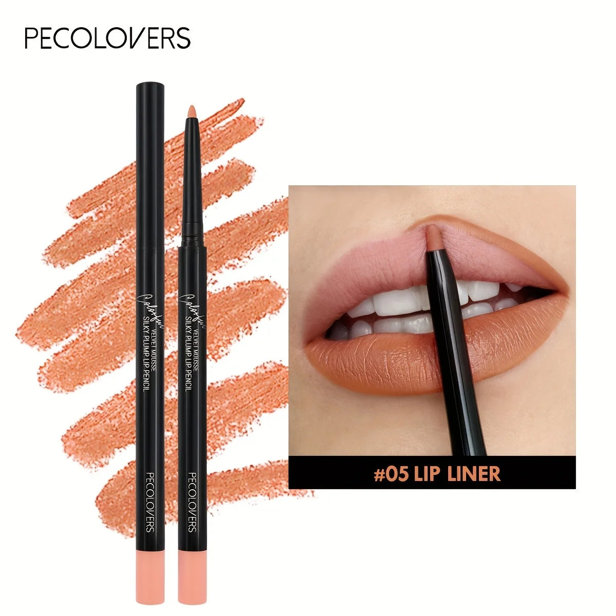 Lápiz Delineador de Labios Mate e Impermeable