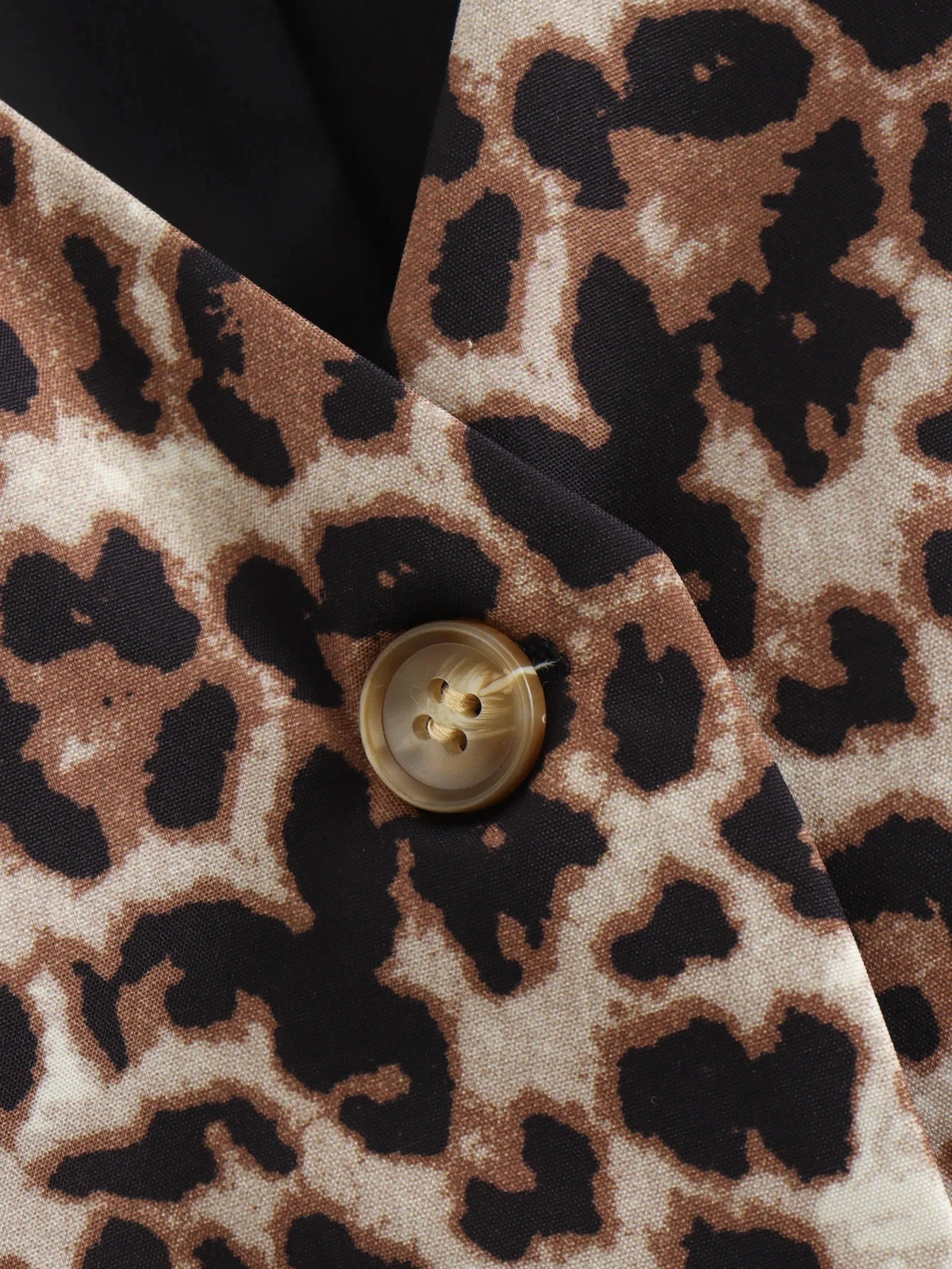 Top sin mangas estampado de Leopardo