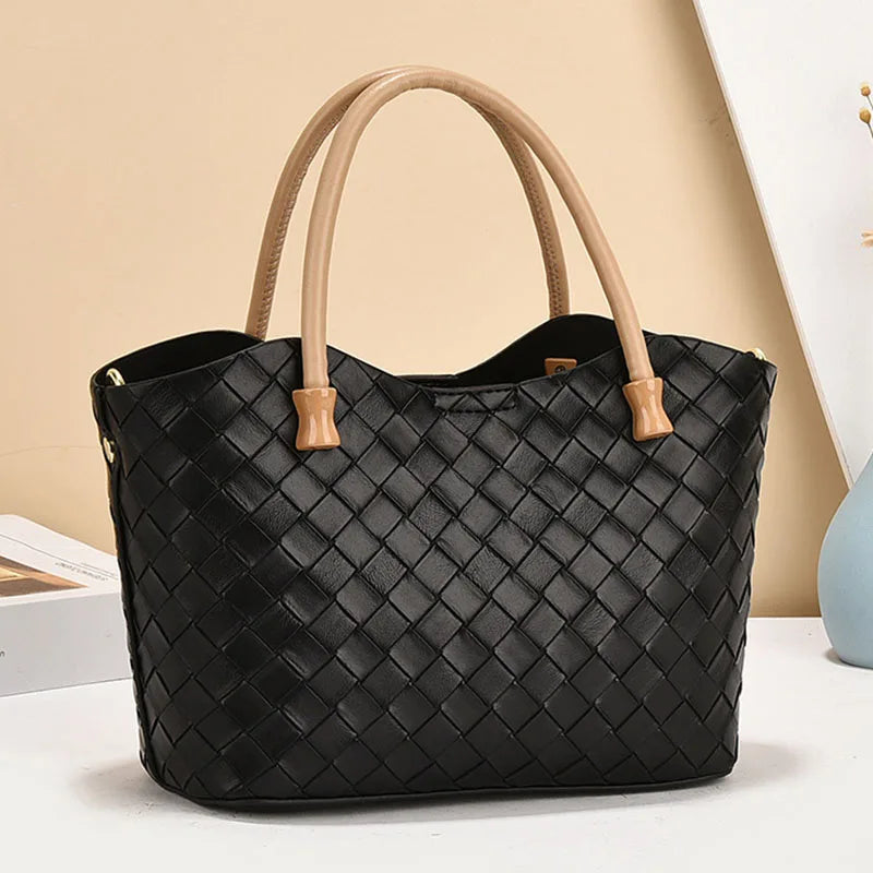Bolso de mano y ombro de gran capacidad con diseño estampado