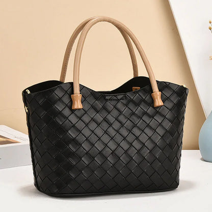 Bolso de mano y ombro de gran capacidad con diseño estampado