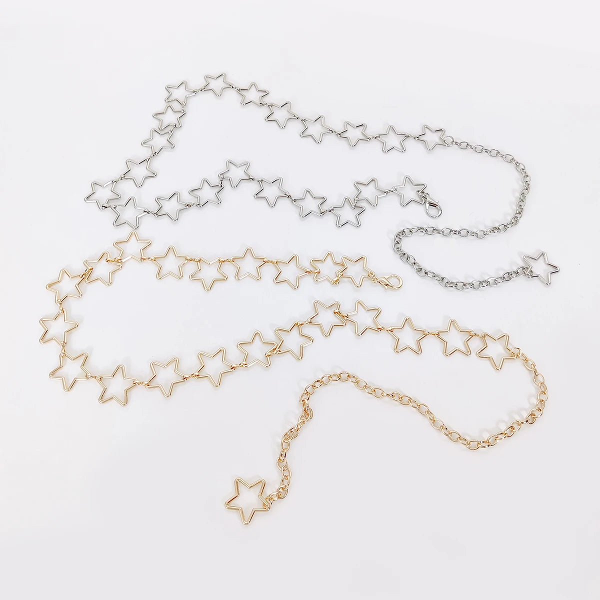 Cinto Metálico com Estrelas para Mulher – Estilo Western e Cowgirl