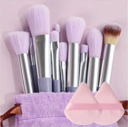 Juego de Brochas de Maquillaje Suaves y Esponjosas Profesionales para Cosméticos – Brochas para Base, Polvo, Sombra de Ojos, Kabuki, Difuminado – Herramienta de Belleza para Maquillaje