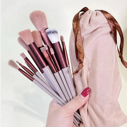 Juego de Brochas de Maquillaje Suaves y Esponjosas Profesionales para Cosméticos – Brochas para Base, Polvo, Sombra de Ojos, Kabuki, Difuminado – Herramienta de Belleza para Maquillaje