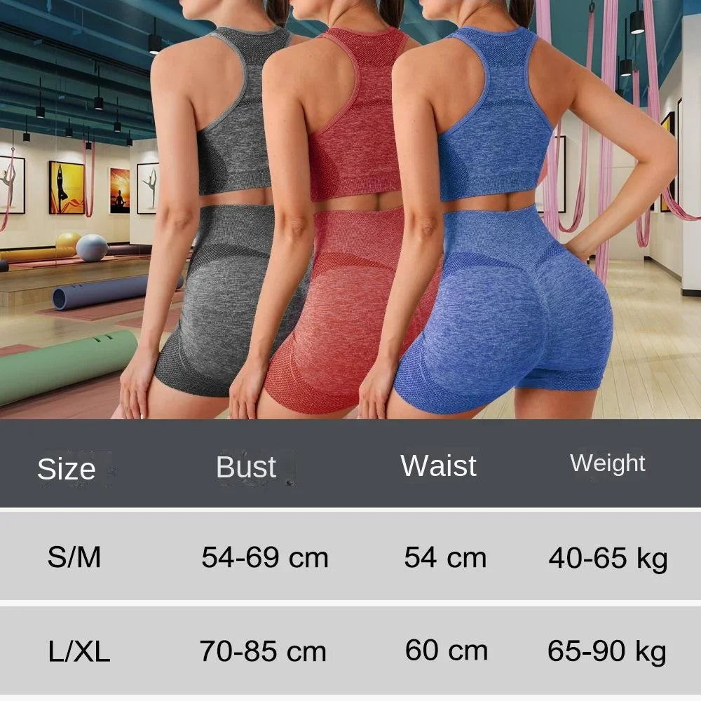 Women's 2-piece seamless sports set