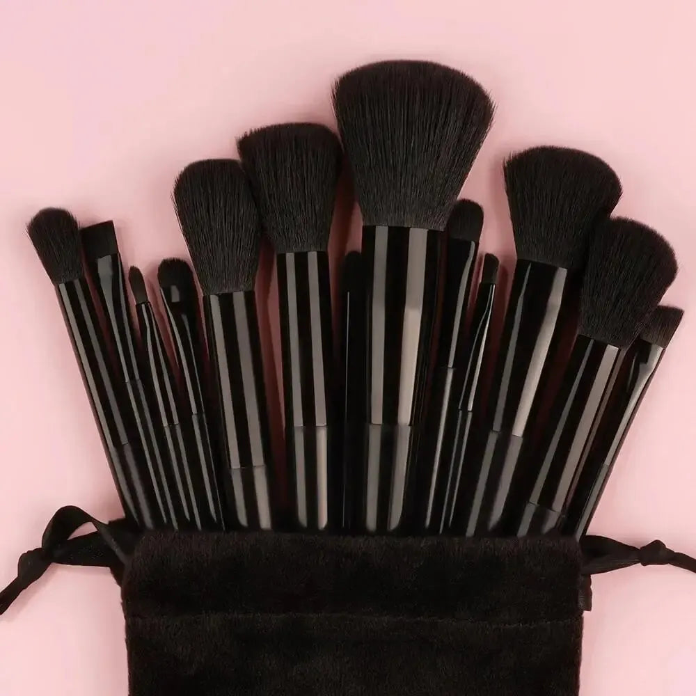 Juego de Brochas de Maquillaje Suaves y Esponjosas Profesionales para Cosméticos – Brochas para Base, Polvo, Sombra de Ojos, Kabuki, Difuminado – Herramienta de Belleza para Maquillaje