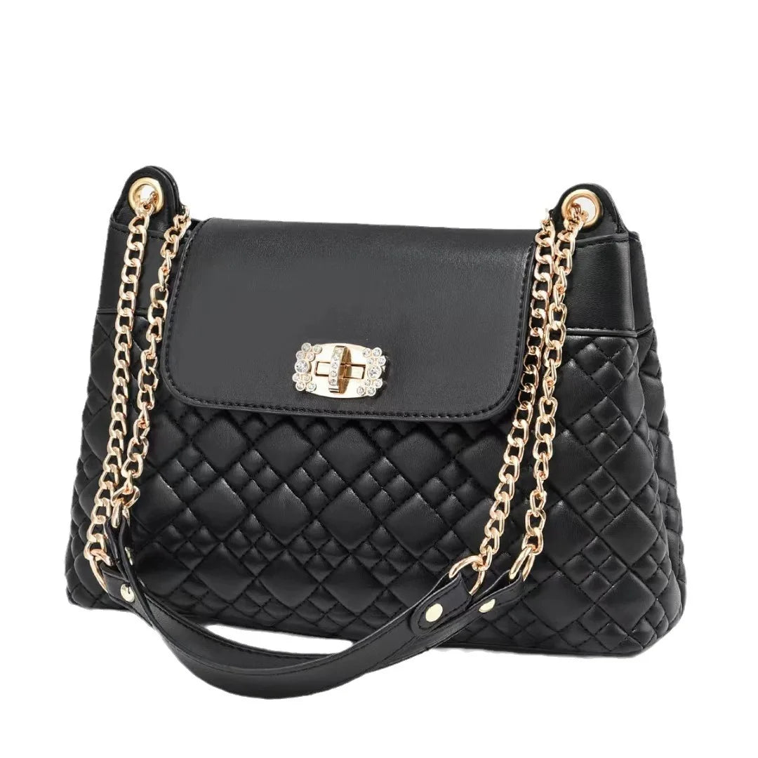 Bolso de mano y hombro con correa en cadena