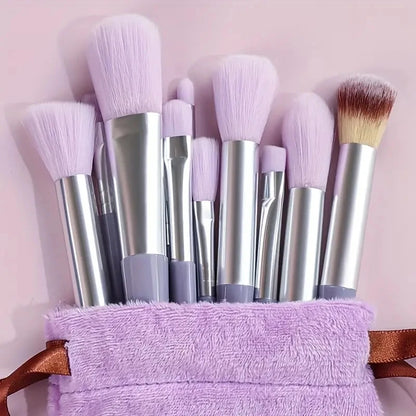 Juego de Brochas de Maquillaje Suaves y Esponjosas Profesionales para Cosméticos – Brochas para Base, Polvo, Sombra de Ojos, Kabuki, Difuminado – Herramienta de Belleza para Maquillaje