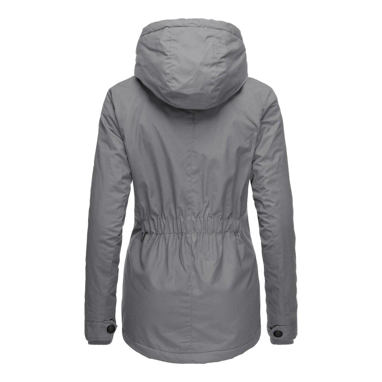 Chaqueta con Capucha y Cremallera para Mujer (Colección 2025/26). Abrigo de Invierno Forrado en Felpa Gruesa, Estilo Parka Casual con Bolsillos