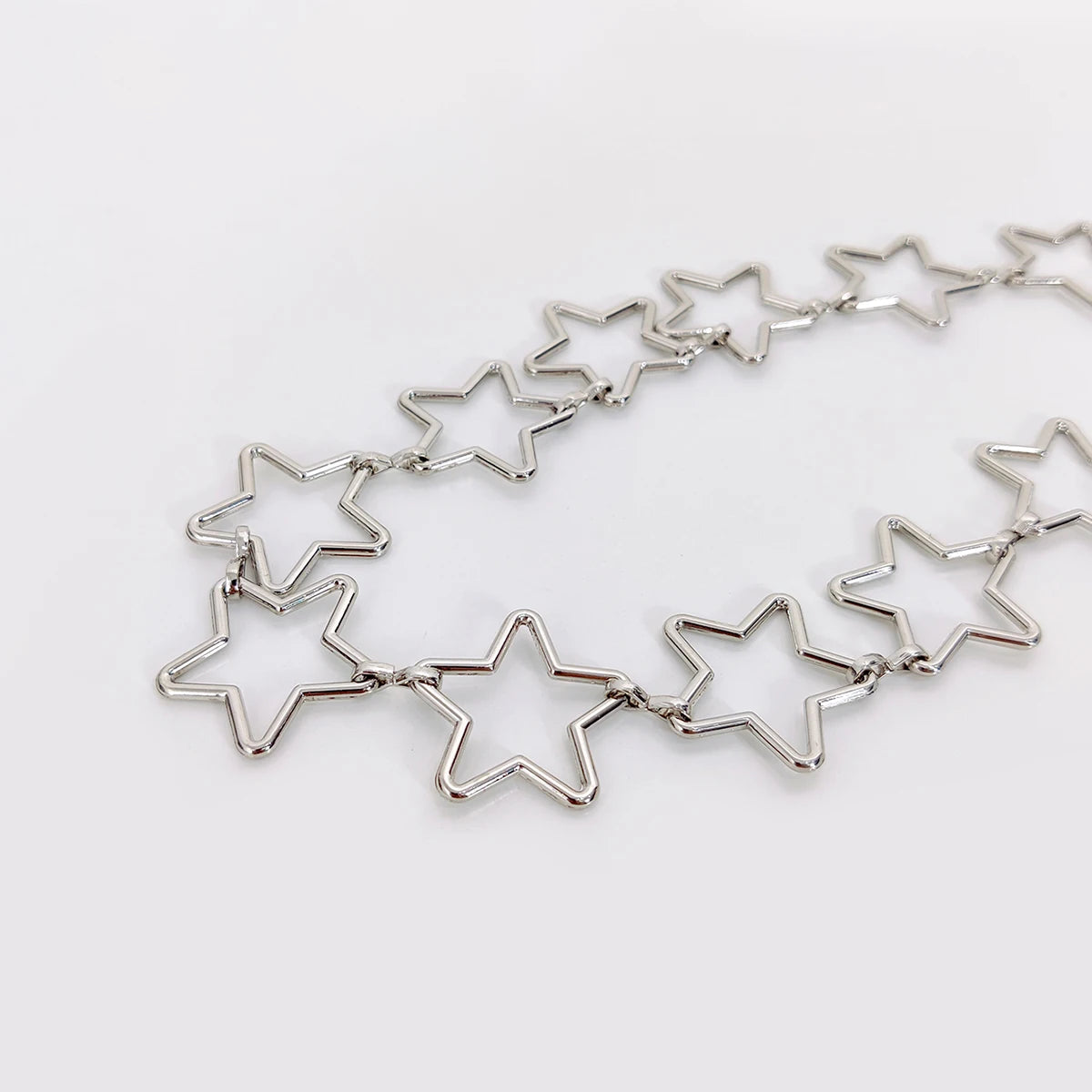 Cinto Metálico com Estrelas para Mulher – Estilo Western e Cowgirl