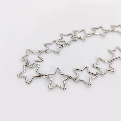 Cinto Metálico com Estrelas para Mulher – Estilo Western e Cowgirl
