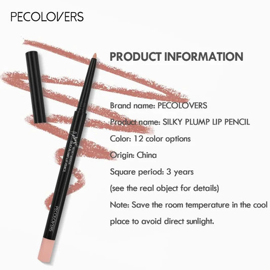 Lápiz Delineador de Labios Mate e Impermeable