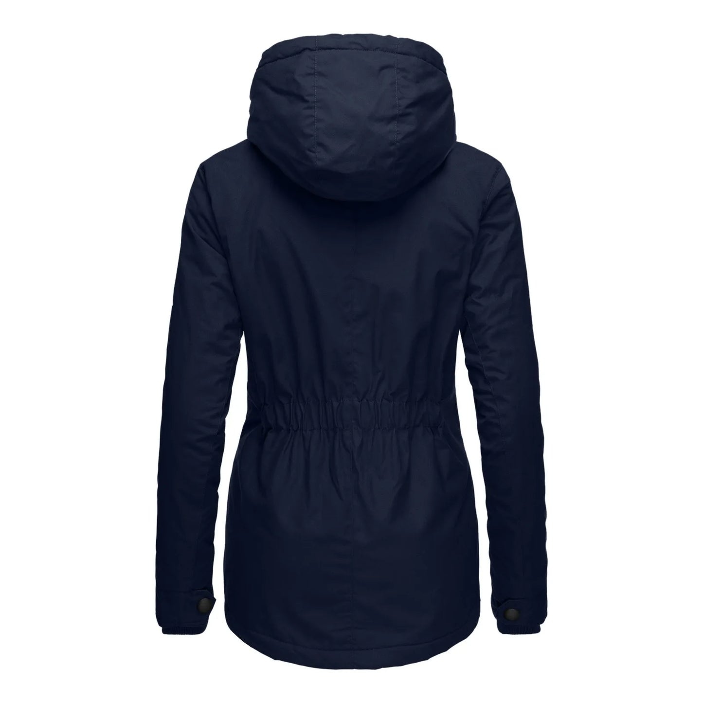 Chaqueta con Capucha y Cremallera para Mujer (Colección 2025/26). Abrigo de Invierno Forrado en Felpa Gruesa, Estilo Parka Casual con Bolsillos