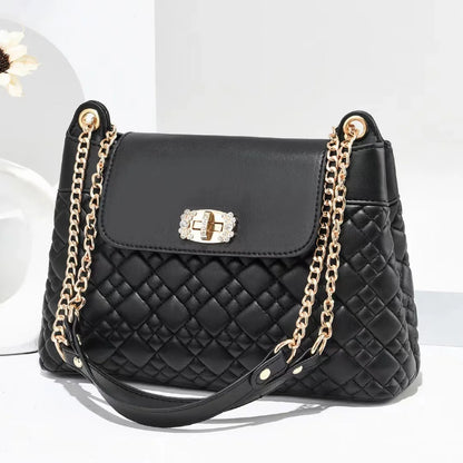Bolso de mano y hombro con correa en cadena