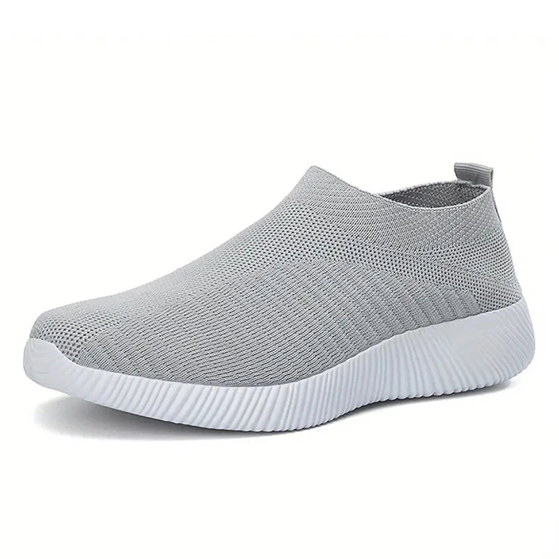 Sapatilhas de senhora – Ténis macios, leves e confortáveis, Slip-On, Ideais para Caminhadas e Uso Diário