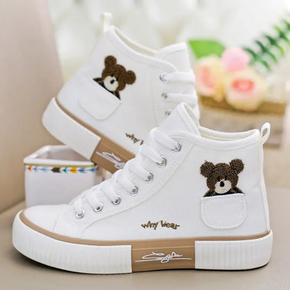 Ténis de lona para Senhora tipo AllStar – Respiráveis, Casuais e Desportivos, de Cano Alto