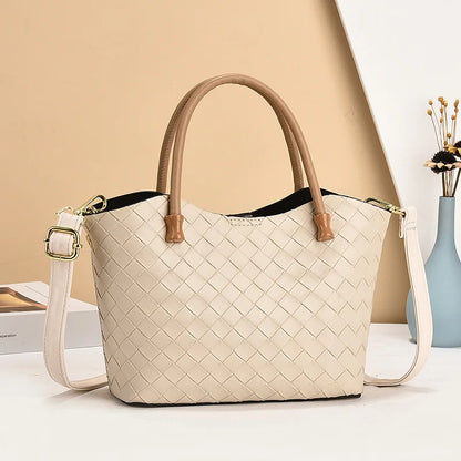 Bolso de mano y ombro de gran capacidad con diseño estampado