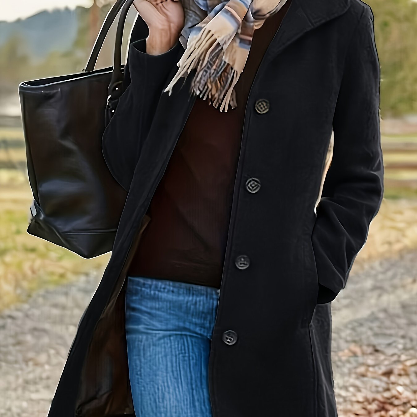 Chaqueta Casual larga