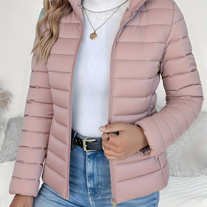 Abrigo de invierno ligero para mujer - Chaqueta larga