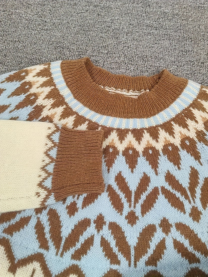 Jersey de Punto con Relieve para Mujer – Estilo Casual y Elegante