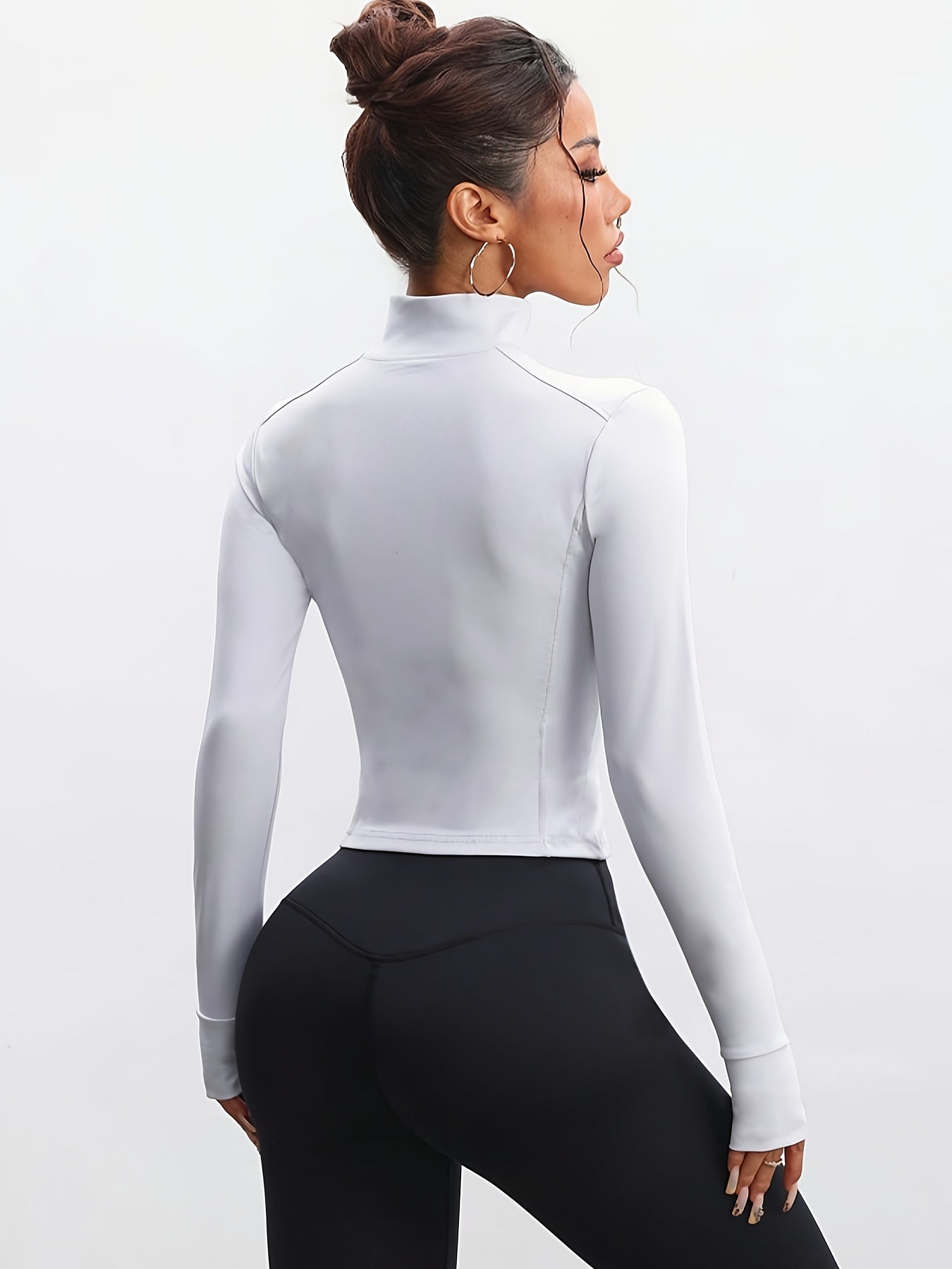 Set of 2 Women's Slim-Fit Sports Jackets with Zipper – Yoga, Running and Casual Style