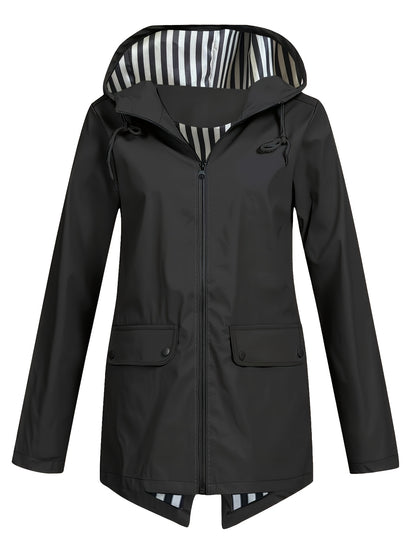 Chaqueta ligera con capucha para mujer
