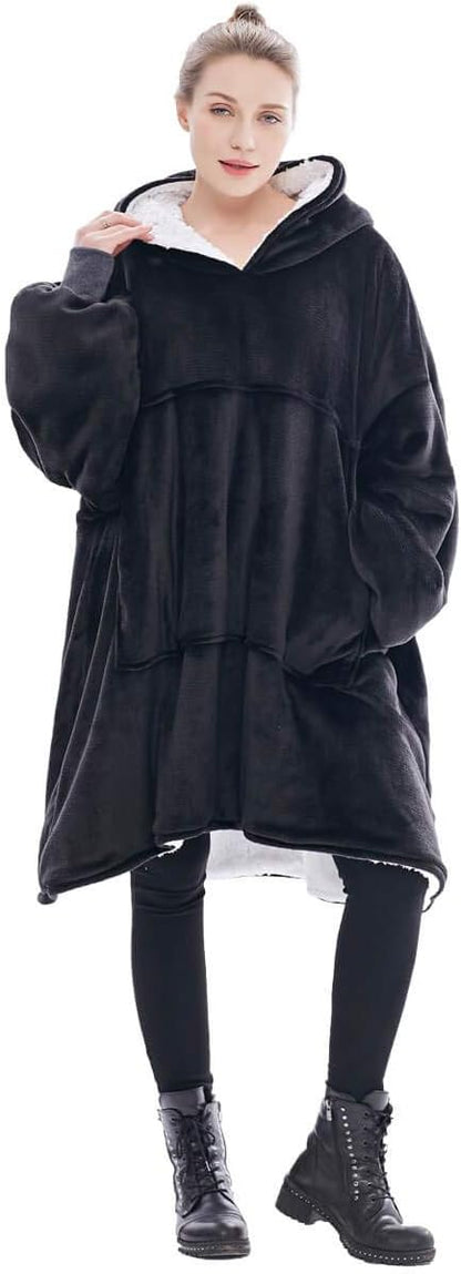 Sudadera con Capucha, manta,Talla Única, cálida, Suave, y cómoda